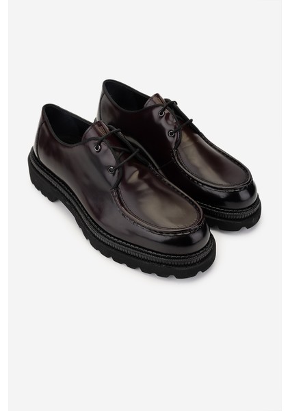 Erkek Hakiki Deri Bordo Casual Ayakkabı 771 510 Erk Ayk SK24-25 Bordo Acma fiyatları
