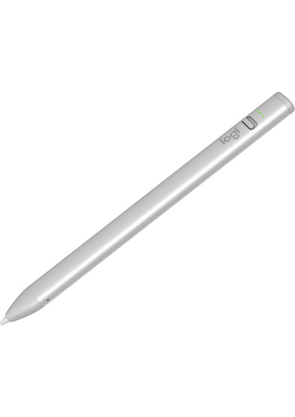 Logitech Crayon 2 USB-C iPad Uyumlu Dijital Kalem - Açık Gri