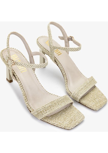 Kadın Vegan Bej Topuklu Ayakkabı 932 4673 Bn Ayk Y25 Bej Hsr fiyatları