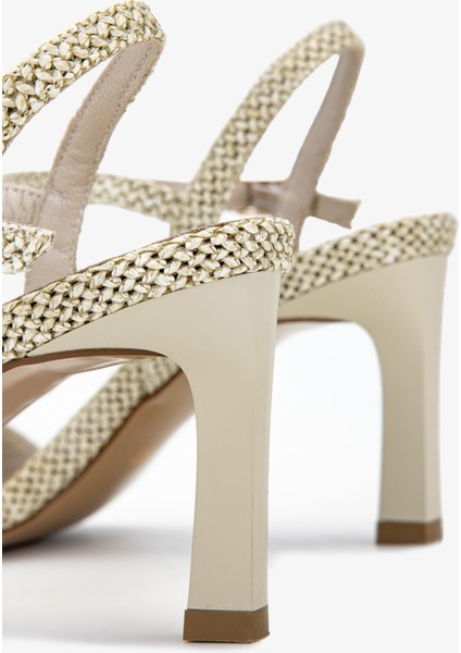 Kadın Vegan Bej Topuklu Ayakkabı 932 4673 Bn Ayk Y25 Bej Hsr fırsatları