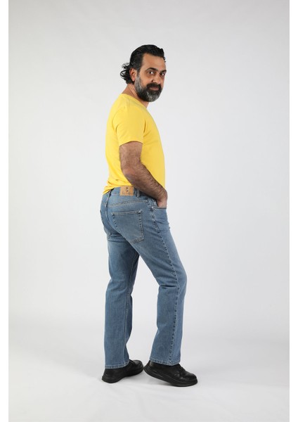 Erkek Kot Pantolon Açık Mavi