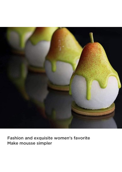 Silikon Armut Şekli Kek Pasta Jöle Sabun Mum Kalıbı modelleri