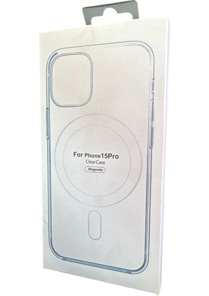 iphone 15 Pro Için Kılıf Kamera Korumalı Magsafe Wireless Şarj Özellikli Şeffaf Kılıf indirimleri