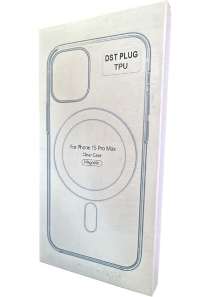 iphone 15 Pro Max Için Kılıf Kamera Korumalı Magsafe Wireless Şarj Özellikli Şeffaf Kılıf fırsatları
