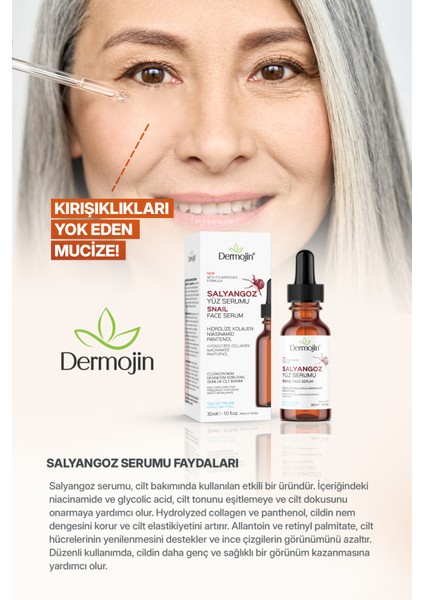 Bariyer Onarıcı Salyangoz Serumu 30 ml ( Glycolic Acid ve Hydrolyzed Collagen )