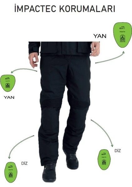 Kışlık Motorcu Pantolonu