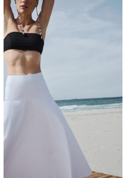 Beyaz Isola Korsajlı Etek fiyatları