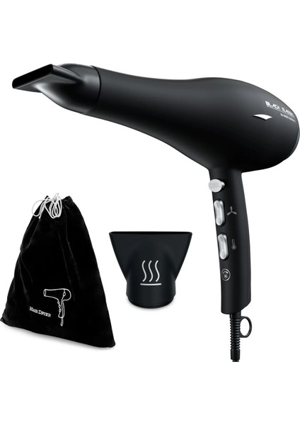 Black Mambo Saç Kurutma Makinesi İyon Teknolojisi GERMAN DESIGN AWARD WINNER