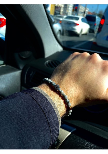 4 mm | Zirkonyum Aksesuarlı Jasper Doğal Taş Bileklik > Sertifikalı - Handcrafted fiyatları