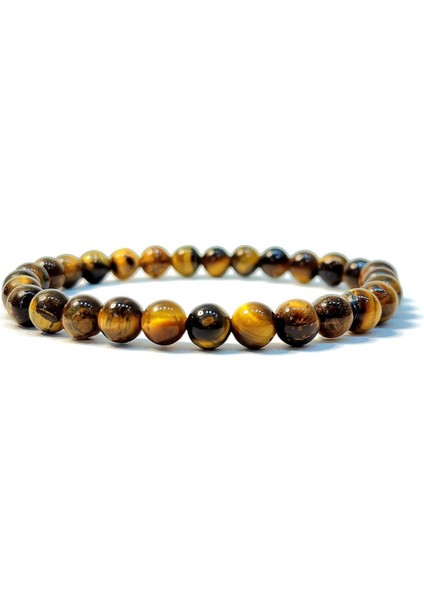 A+ Kalite > Avustralya Menşeili Sertifikalı Kaplan Gözü Doğal Taş Bileklik - Handcrafted
