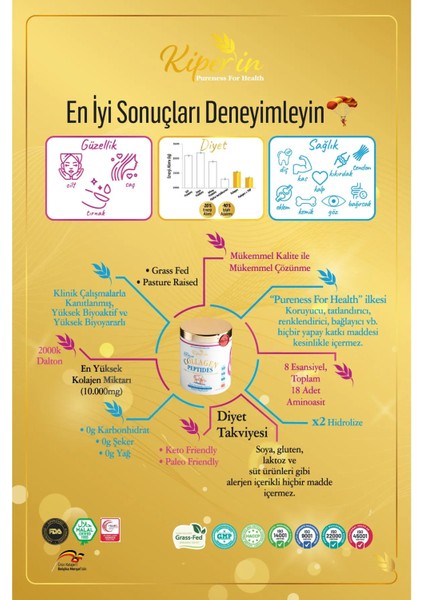 500 gr - Toz Hidrolize Peptileri Takviyesi