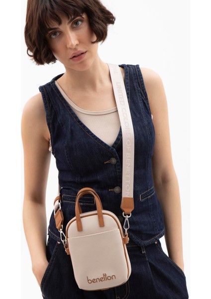Kadın Çapraz Çanta BNT1625 Bej Camel
