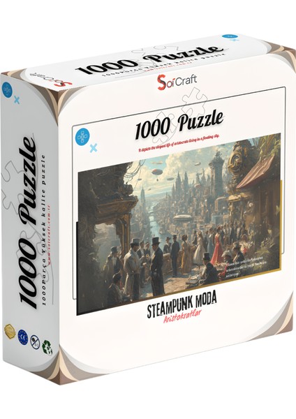 1000 Parça Puzzle Aristokrat Steampunk