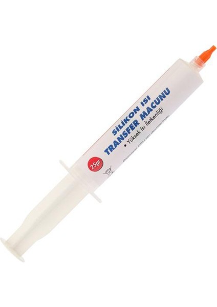 25GR-BEYAZ Silikon (Şırınga) - Oem