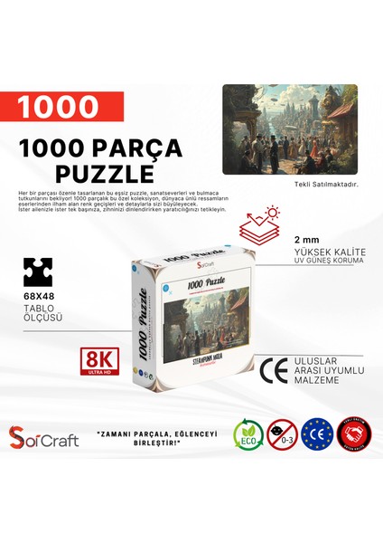 1000 Parça Puzzle Aristokrat Steampunk