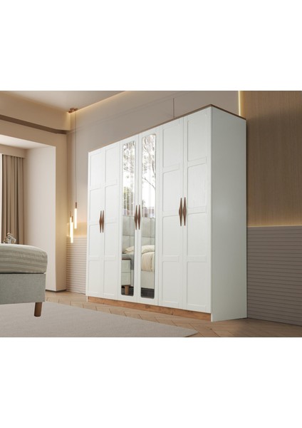 Ural 6 Kapaklı %100 Mdf Gardırop modelleri