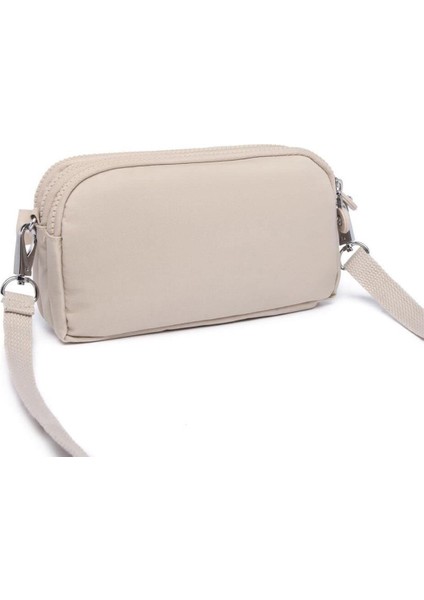 Smartbags Mini Boy Krinkıl Kumaş Kadın Çapraz Çanta 2022-1112 Bej modelleri