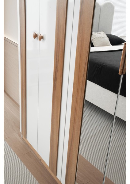 Alpina 6 Kapaklı %100 Mdf Gardırop fırsatları