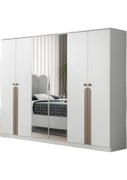 Everest 6 Kapaklı %100 Mdf Gardırop