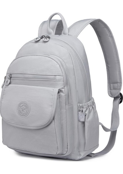 Smartbags Orta Boy Krinkıl Kumaş Kadın Sırt Çantası 2022-1187 Açık Gri fiyatları