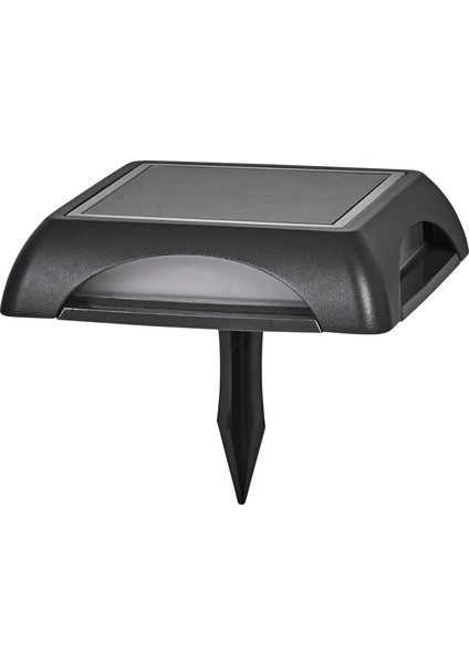 Endura Style Solar Utili Square Wall And Ground 1.2W 3000K 60LM IP65 Sarı Işık Alüminyum Mlz. Güneş Enerjili Dış Mekan Bahçe Aplik