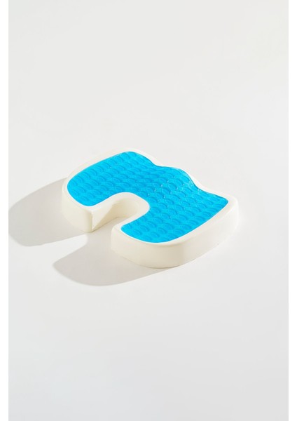 Visco Coccyx Serinletici Jelli Ortopedik Oturma Minderi Kuyruk Sokumu Minderi 45*34*7cm