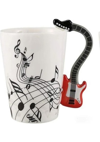 Porselen Gitar Figürlü Kupa 200 ml JZ18S025