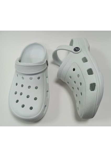 Modeli Hafif ve Rahat Suya Dayanıklı Eva Unisex Beyaz Sandalet Terlik fırsatları