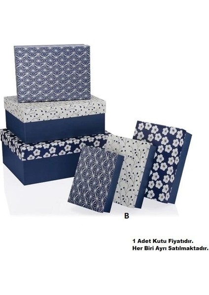 Kıo Dikdörtgen Hediye Kutusu BX7587 B 140X200X80MM