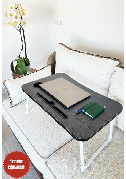 Laptop Sehpası Köşeli Model Çocuk Ders Çalışma Masası Çocuk Çalışma Yatak Sehpası Ders Masası K.s