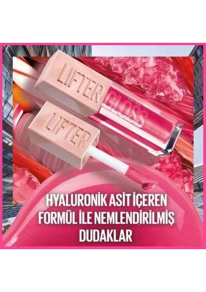 Maybelline New York Lifter Gloss Nemlendirici Dudak Parlatıcısı 25 Taffy