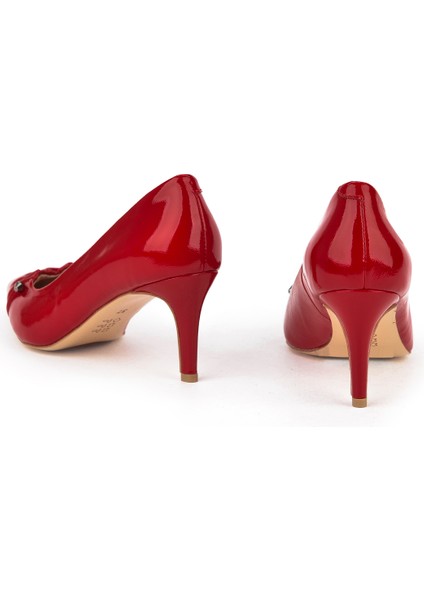 , Kadın Hakiki Deri Topuklu Ayakkabı 1511030Z2544 Kırmızı modelleri