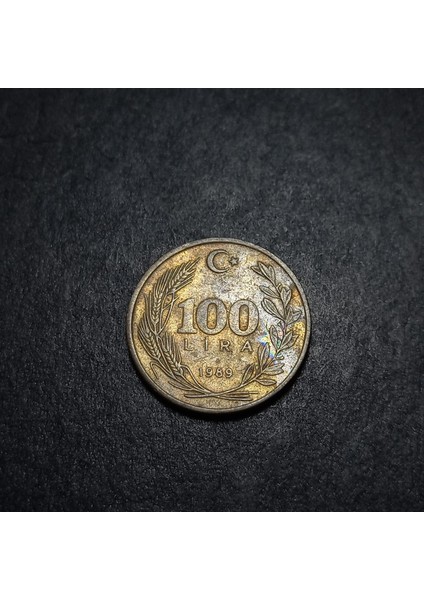 39963682A3412ADA55 100LIRA 1989 Ççt Eski Madeni Para fiyatları