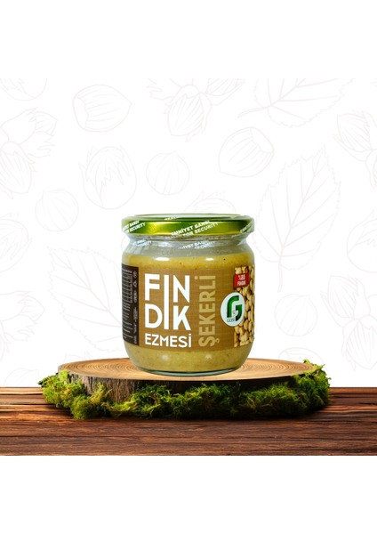 Şekerli Fındık Ezmesi %80 Fındık - 350 gr