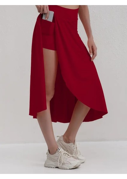 Munn Collection Kadın Cep Detay Taytlı Sandy Etek fiyatları