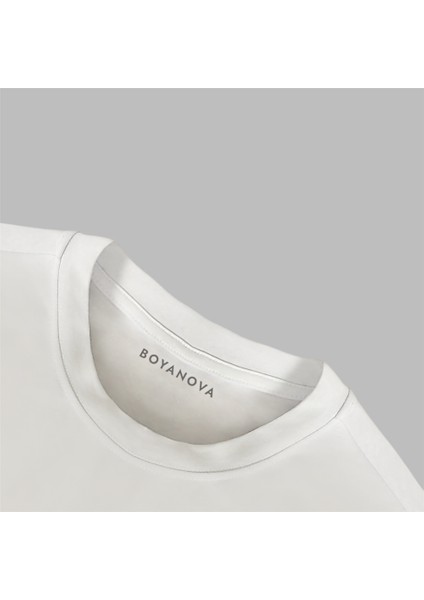 Ejderha ve Kupa Baskılı Oversize Şeker Tişört