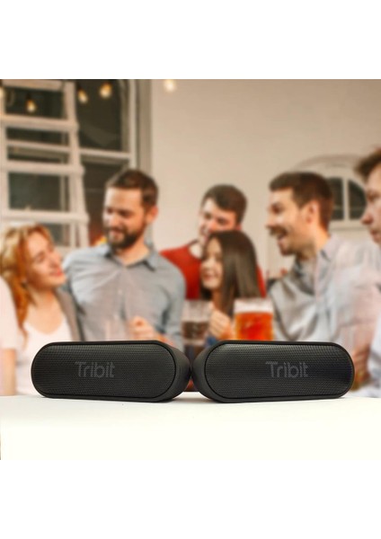 Xsound Go 2x8w 24 Saat Oynatma Süresi Ipx7 Taşınabilir Tws Bluetooth Hoparlör Kırmızı indirimleri