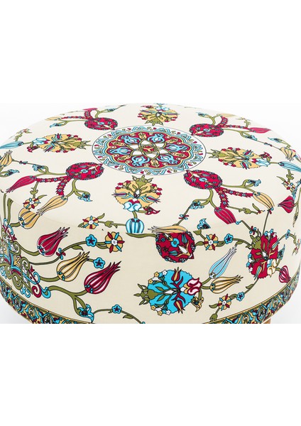 Rimini Büyük Silindir Puf - Renkli modelleri