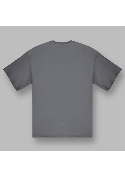 Oversize Gri T-Shirt