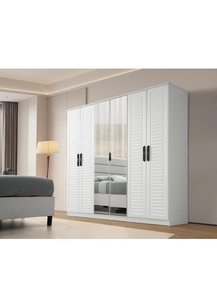 Toros 6 Kapaklı %100 Mdf Gardırop modelleri