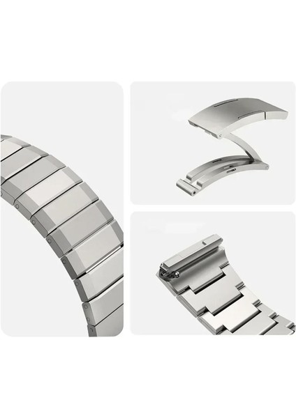 Huawei Watch Gt6/Gt 5 Pro/Gt3 Pro 46mm Birebir Uyumlu Titanyum Alaşımlı Paslanmaz Çelik Kordon modelleri