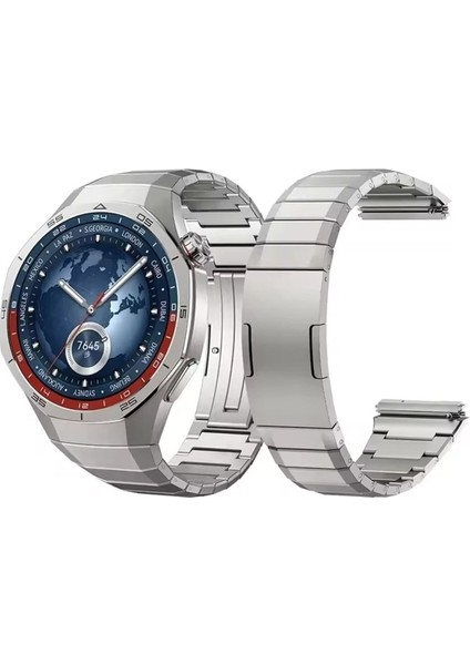 Huawei Watch Gt6/Gt 5 Pro/Gt3 Pro 46mm Birebir Uyumlu Titanyum Alaşımlı Paslanmaz Çelik Kordon fırsatları