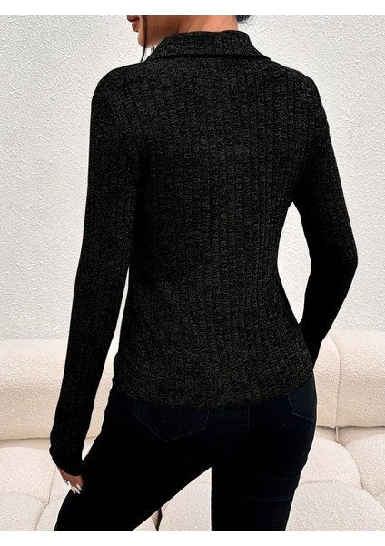 Munn Collection Kadın Uzun Kollu Yakalı Önden Düğmeli Kısa Ceket fırsatları