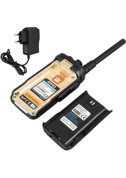 Gyq Q990 8 Ana Kanal Toplam 16 Kanal Siyah Pmr El Telsizi Tekli 15KM Menzil Tekli indirimleri