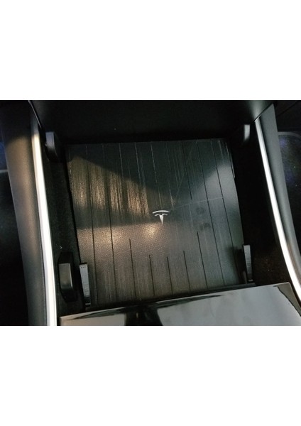 Amazon Ultra Slim 0.14 "şarj Cihazları Için Tesla Model 3 Qı Kablosuz Şarj Pedi (2 Parça) (Plastik Aparattır!!!)