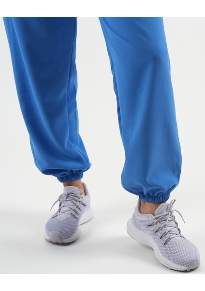 Jogger Pantolon Paça Lastikli Düz Renk