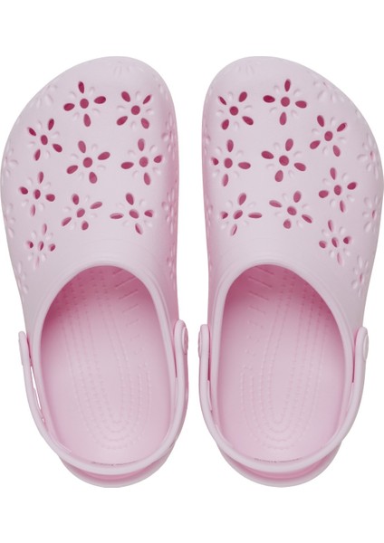 Classic Floral Cut Out Clog Açık Pembe Unisex Terlik 210927 fırsatları
