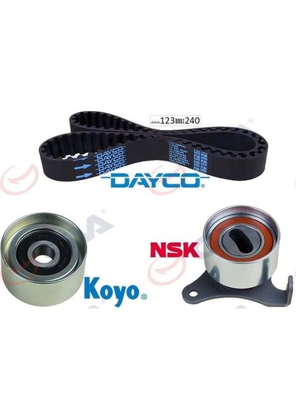 59T7118D Eksantrik Gergi Seti 123×240 Corolla Uyumlu EE80-EE90 1.3 8