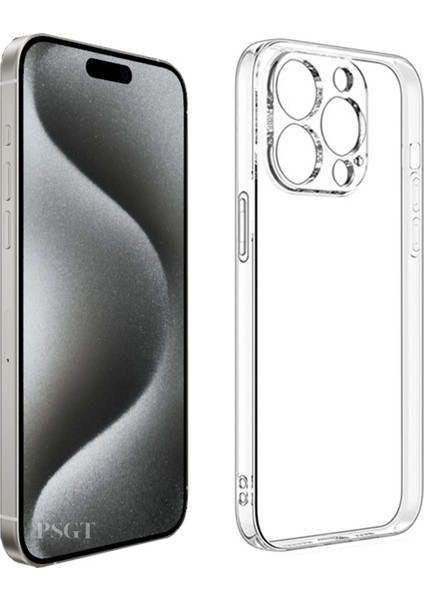 Apple ( Iphone 14 Promax ) Uyumlu Kılıf Transparent Soft Şeffaf Lenz Korumali