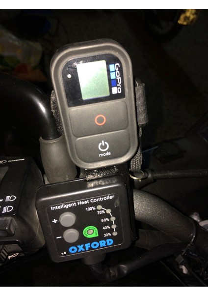 Destek Gopro Remote - Oxford Isıtmalı Tutamak (Plastik Aparattır!!!)